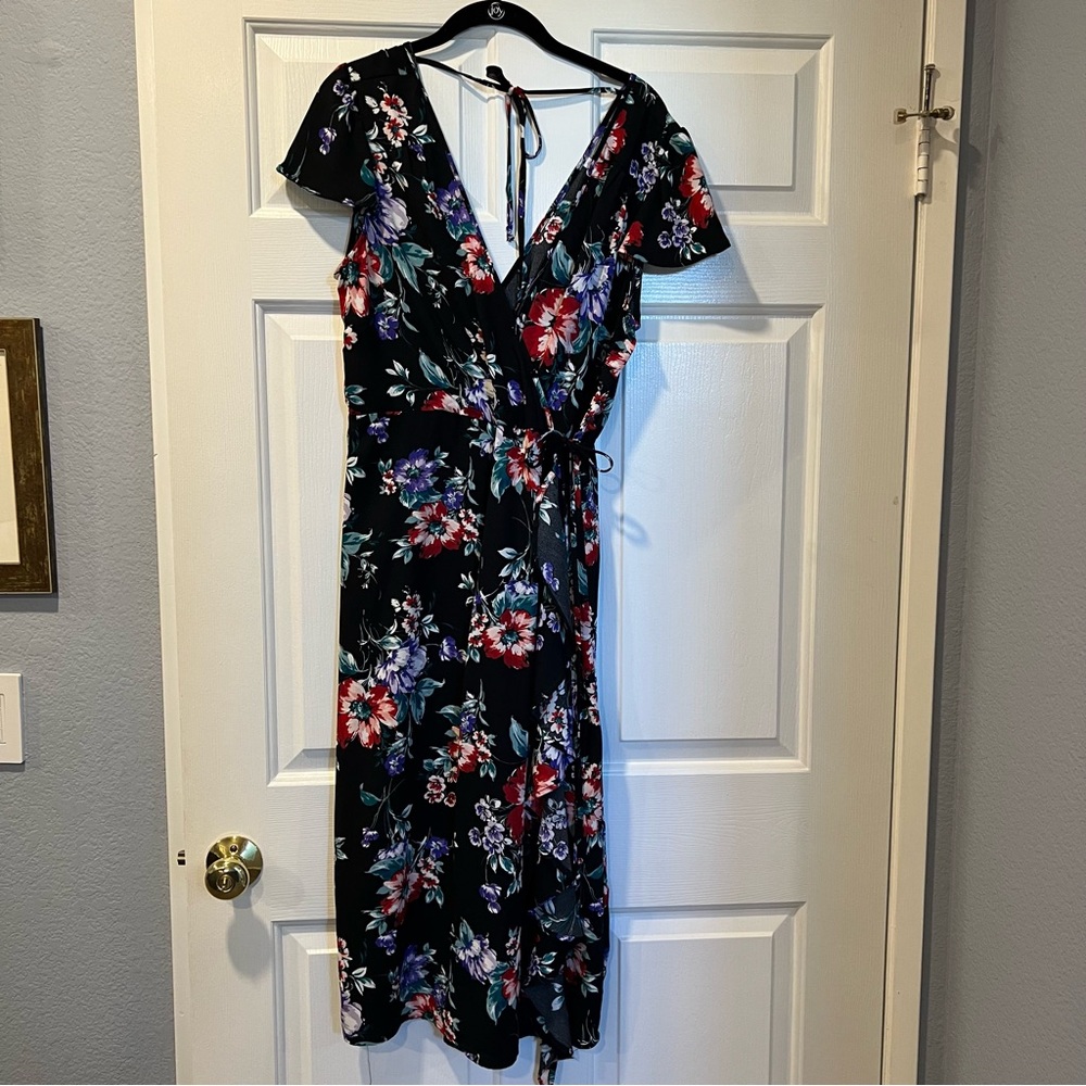 Black Floral Dress